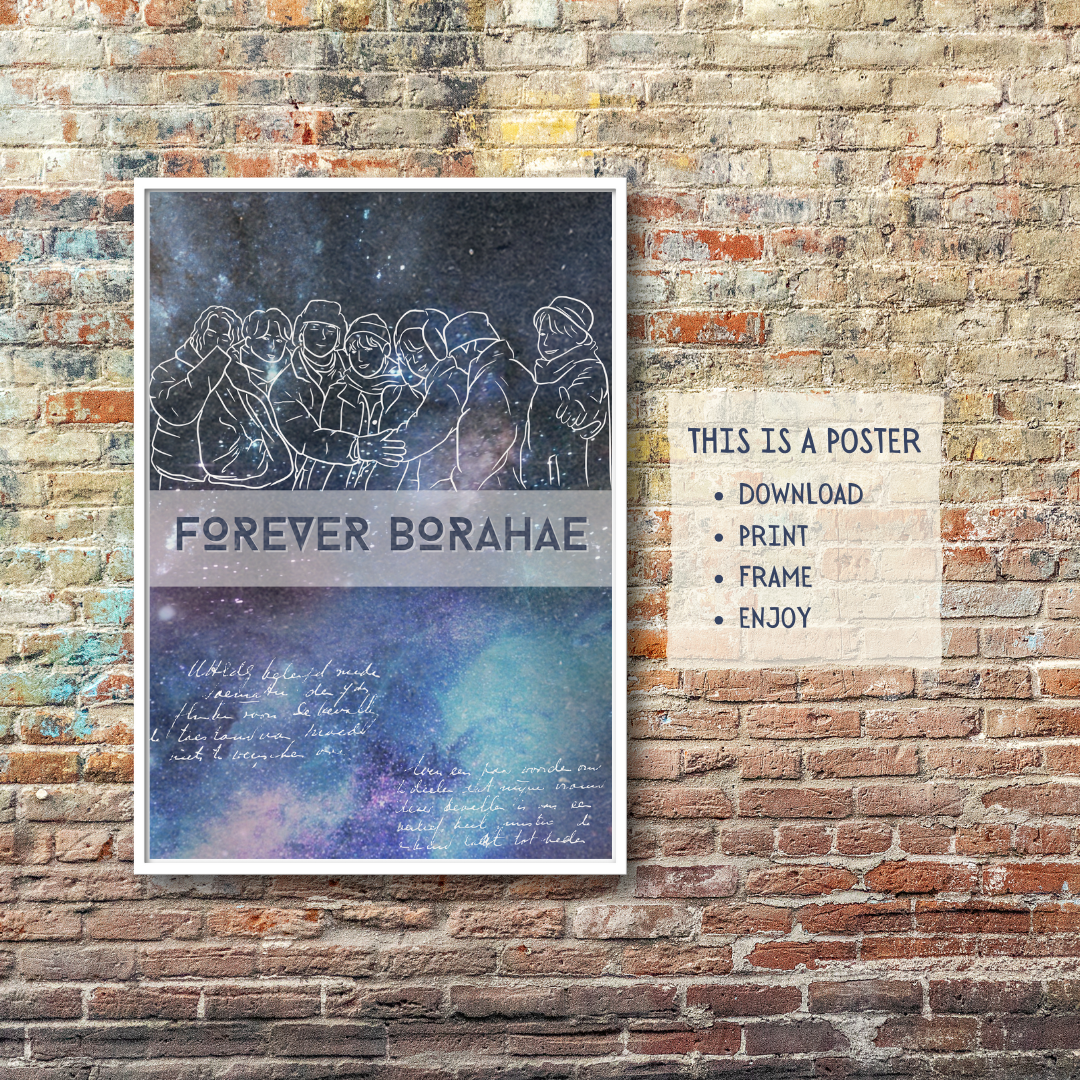 Digital poster | BTS Forever Borahae