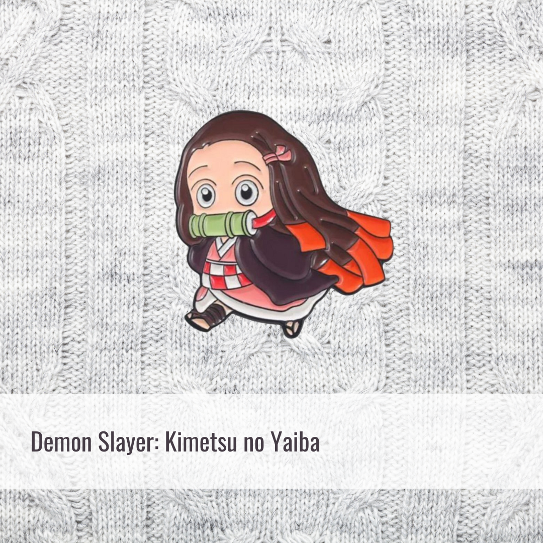 Running Nezuko | Demon Slayer | Enamel Pin
