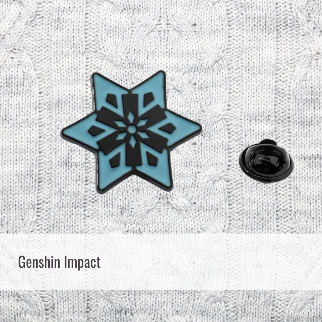 Cryo Element | Genshin Impact | Enamel Pin