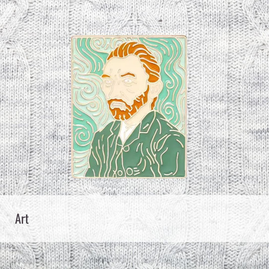 Van Gogh portrait | Art | Enamel Pin