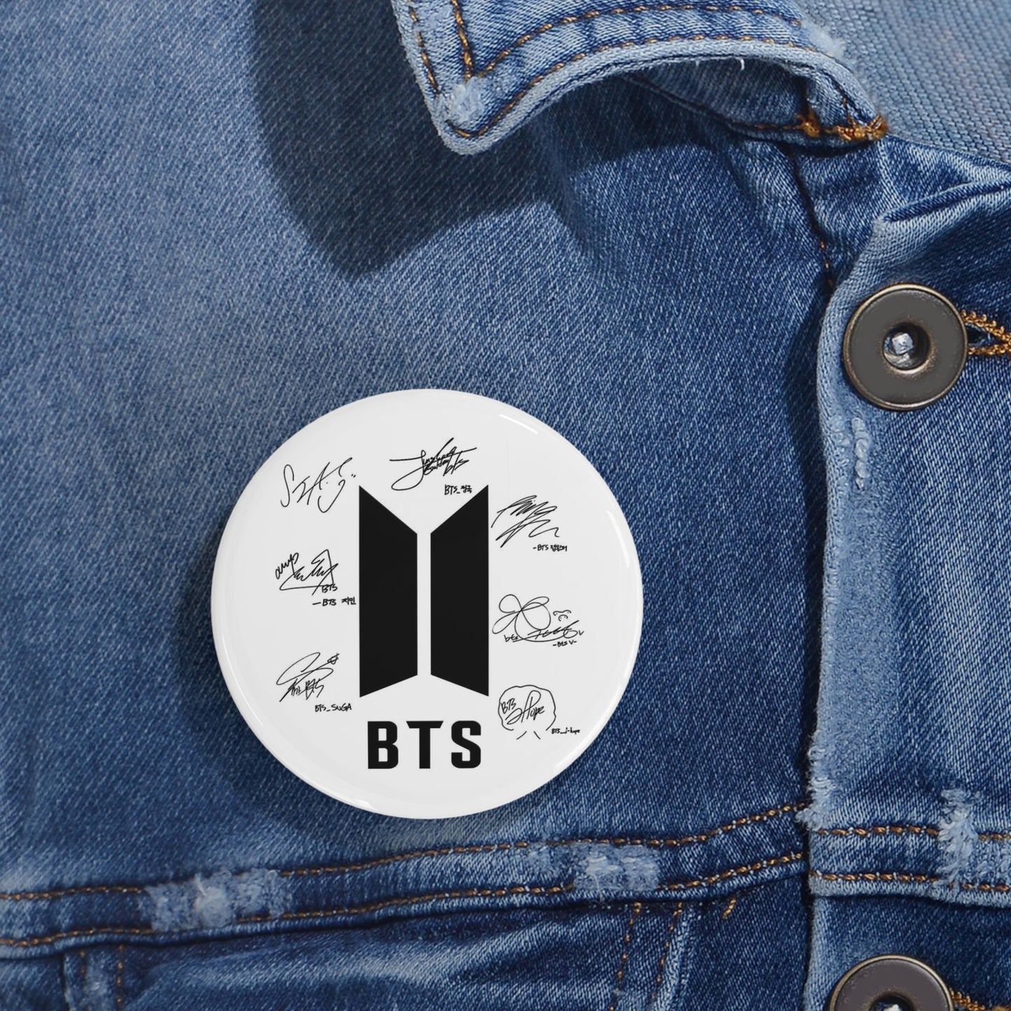 Signed | BTS symbol | Badge button