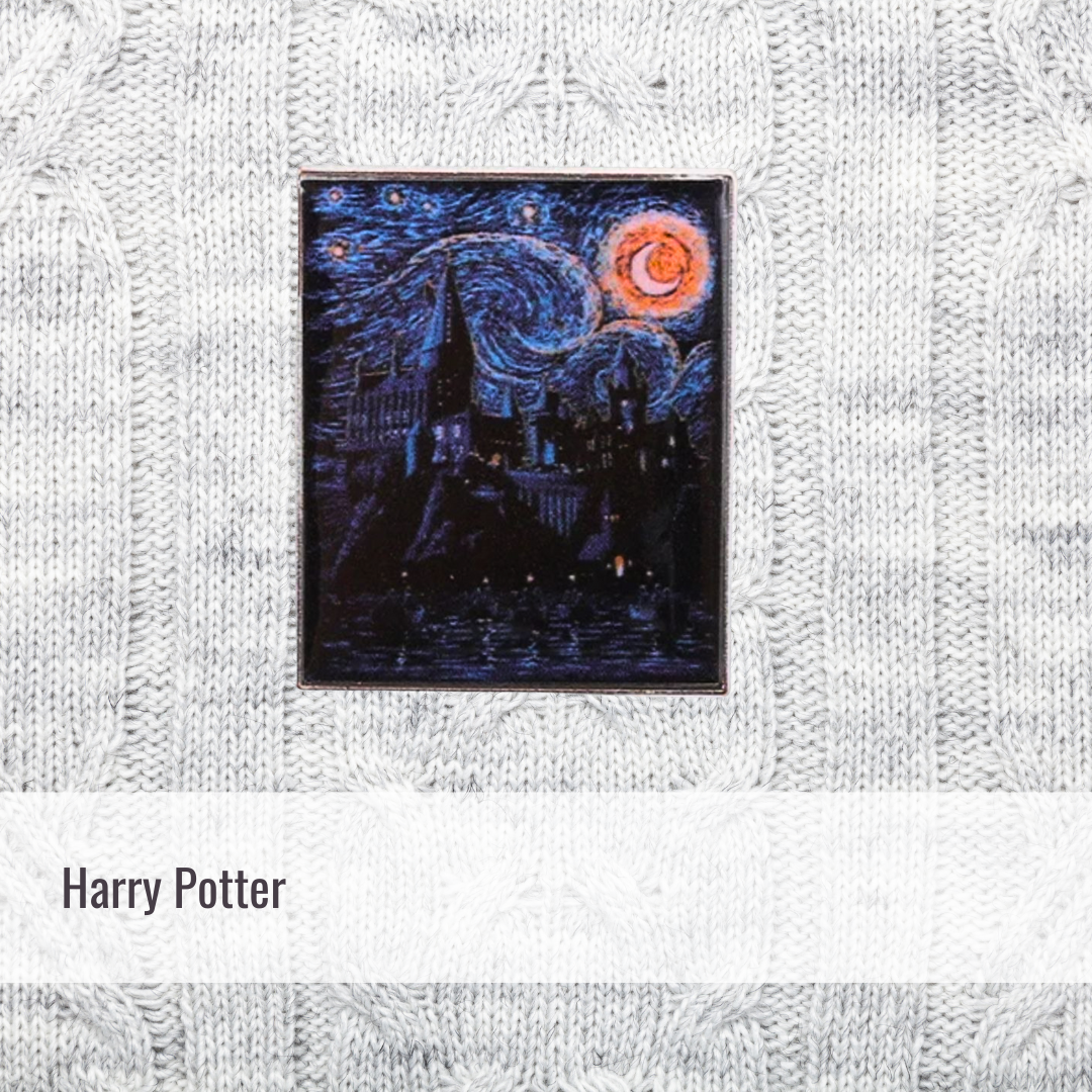 Hogwarts Starry Night | Harry Potter | Enamel Pin