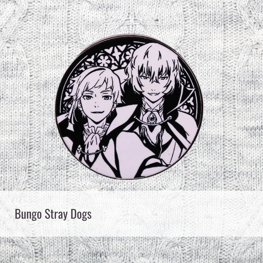 Akutagawa and Itsushi | Bungo Stray Dogs | Enamel Pin