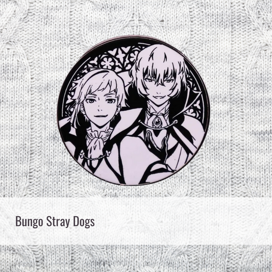 Akutagawa and Itsushi | Bungo Stray Dogs | Enamel Pin