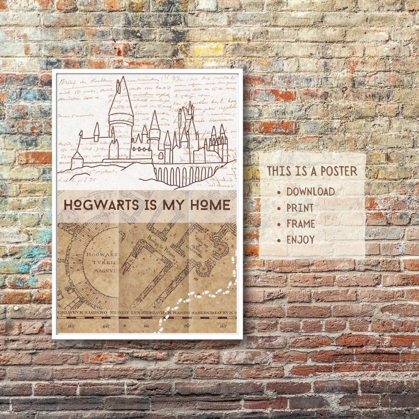 Digital poster | Hogwarts is my home