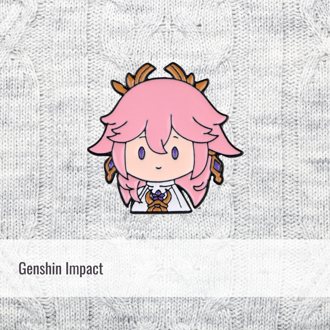 Yae Miko | Genshin Impact | Enamel Pin