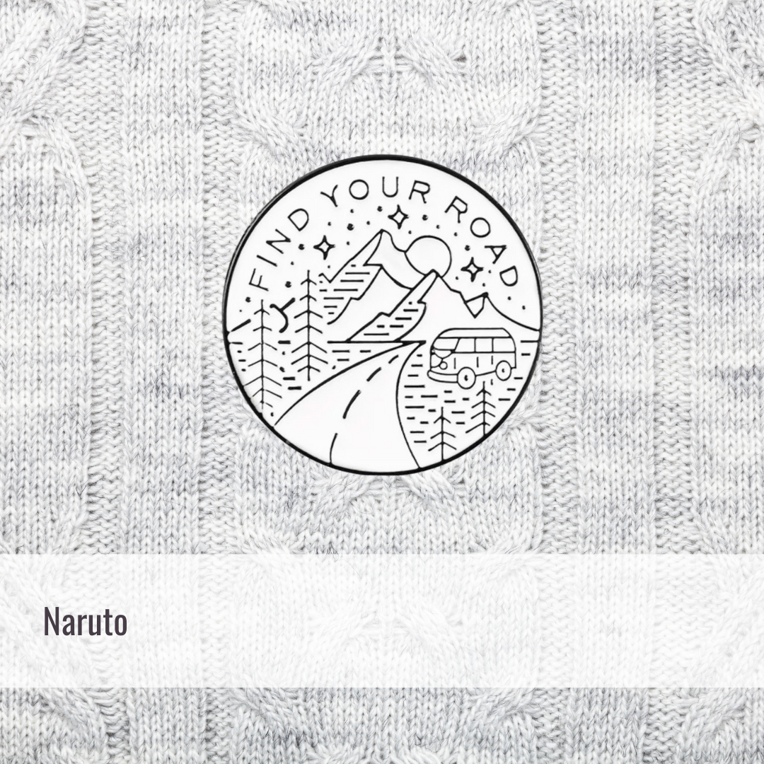 Find your road | Quote | Enamel Pin