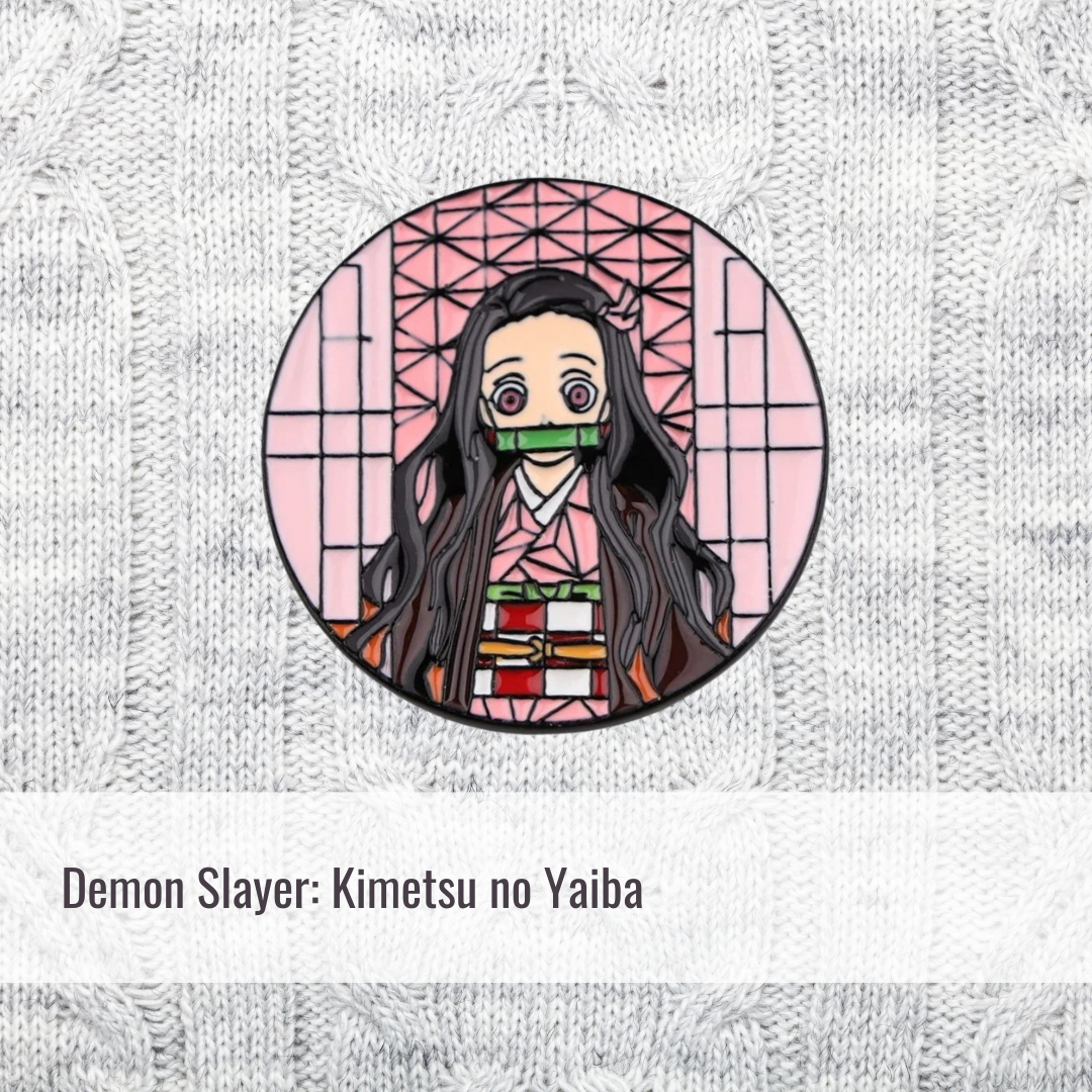 Nezuko on pink | Demon Slayer | Enamel Pin