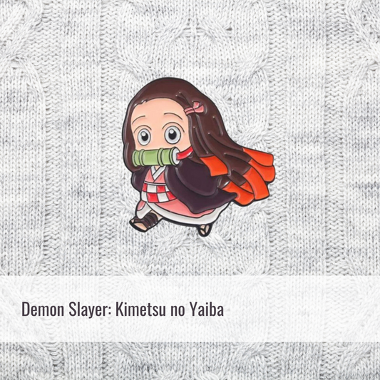 Running Nezuko | Demon Slayer | Enamel Pin