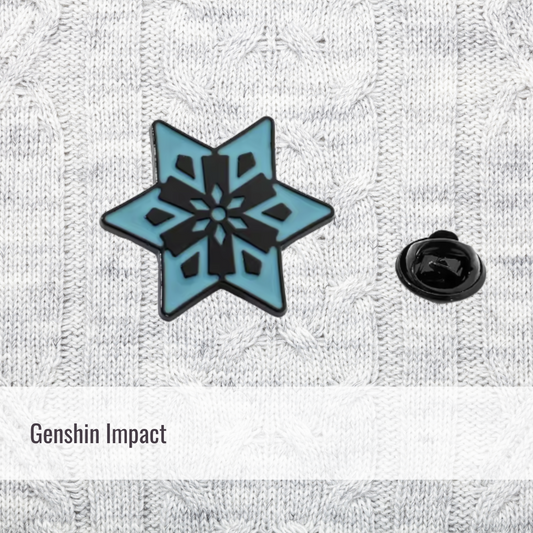 Cryo Element | Genshin Impact | Enamel Pin