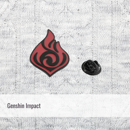 Pyro Element | Genshin Impact | Enamel Pin